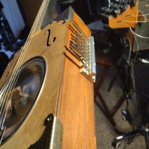 Four String Resonator Cigar Box Guitar-Kalimba Edition